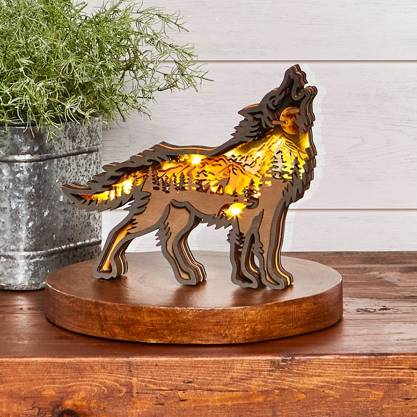 Lighted Woodland Animals X824109