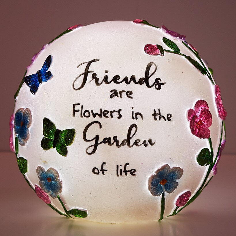 Lighted Ball Décor with Sentiment C442