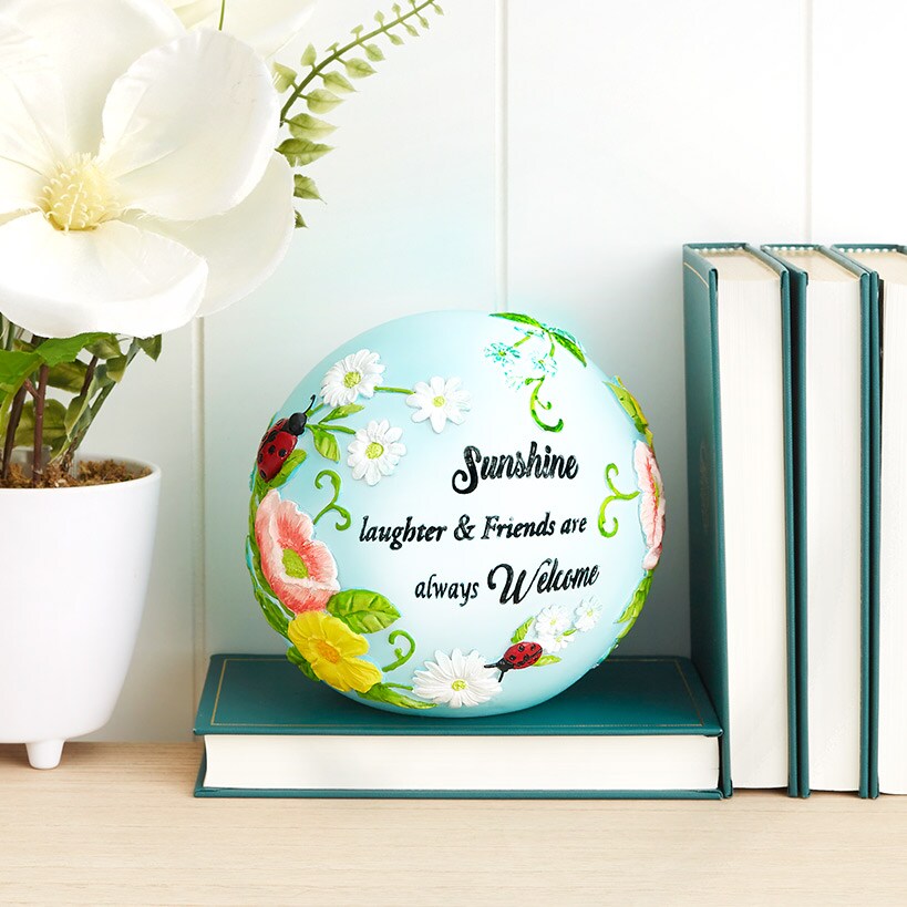 Lighted Ball Décor with Sentiment C442