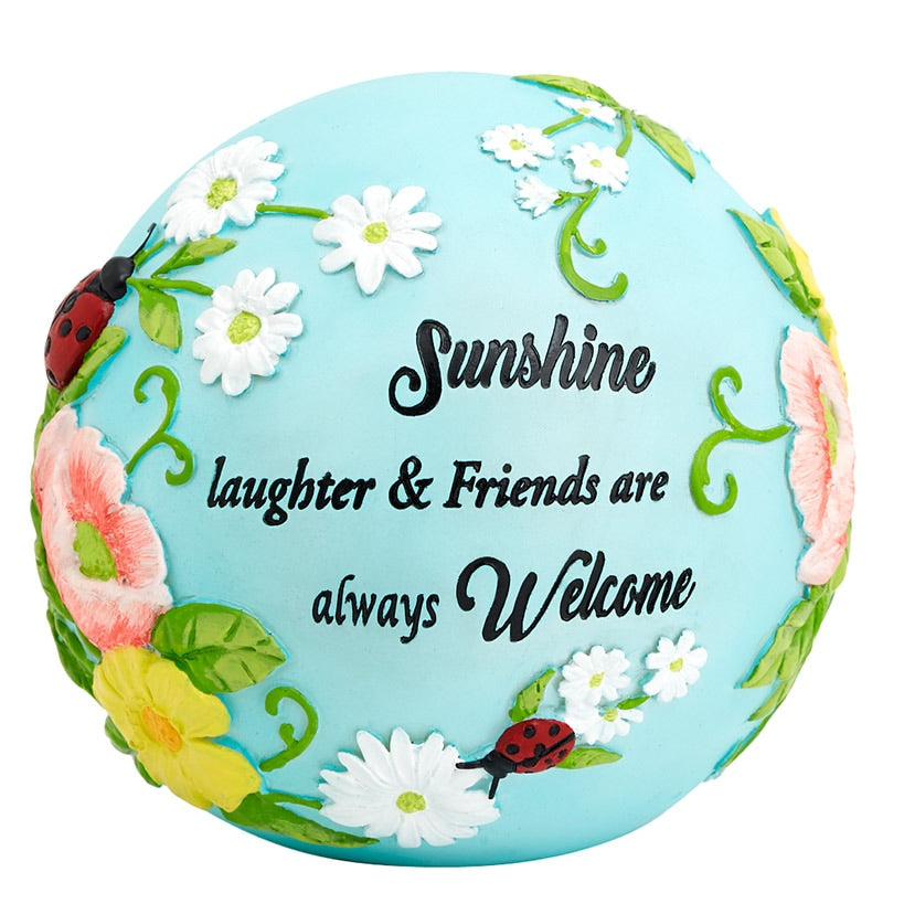 Lighted Ball Décor with Sentiment C442