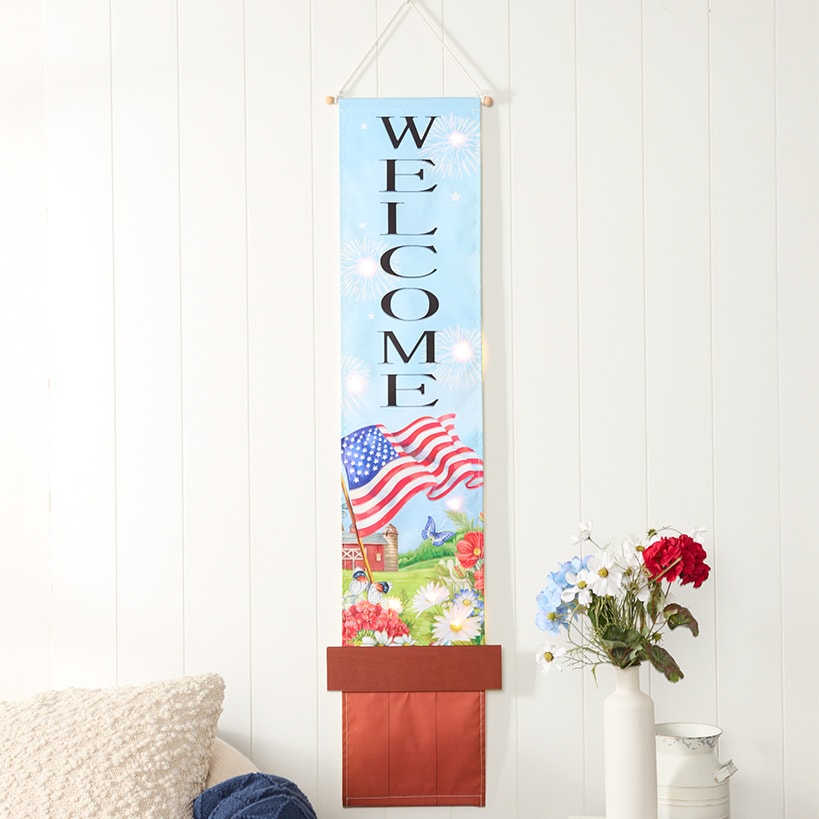LED Lighted Welcome Banner 46" O5520