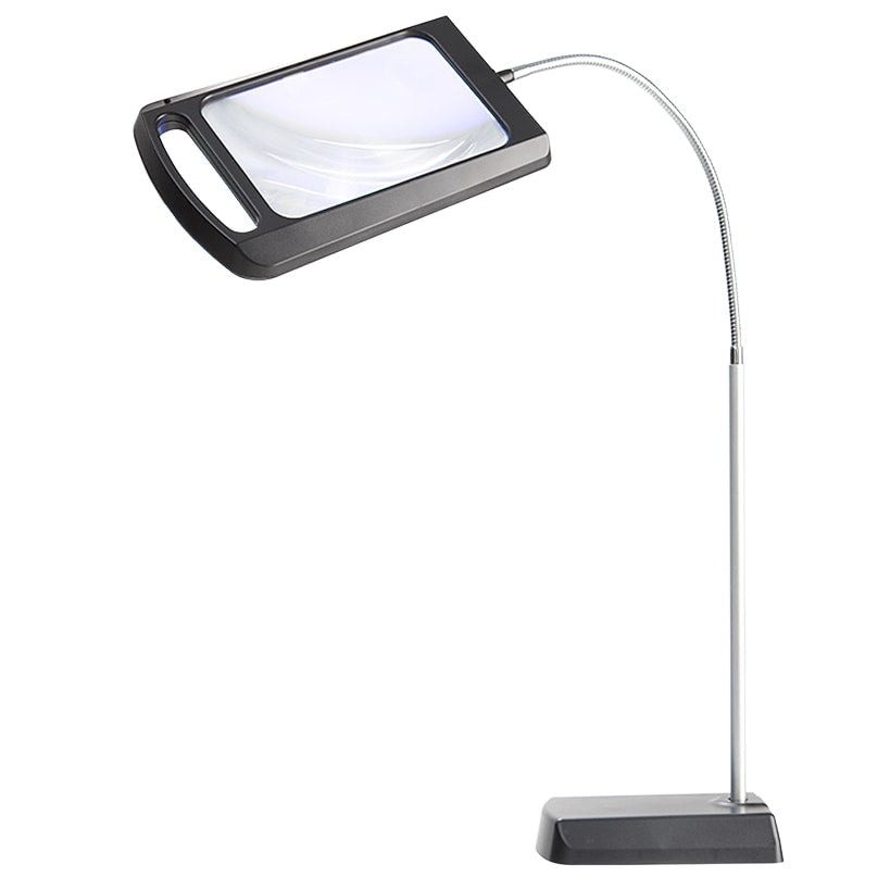 3X Magnification LED Reading Floor Lamp 34" Tall Battery Operated