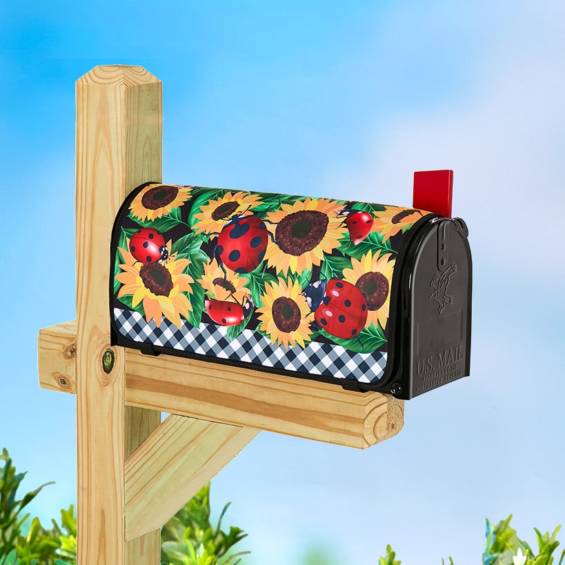 Seasonal Spring Ladybug or Butterfly Mailbox Cover X2869