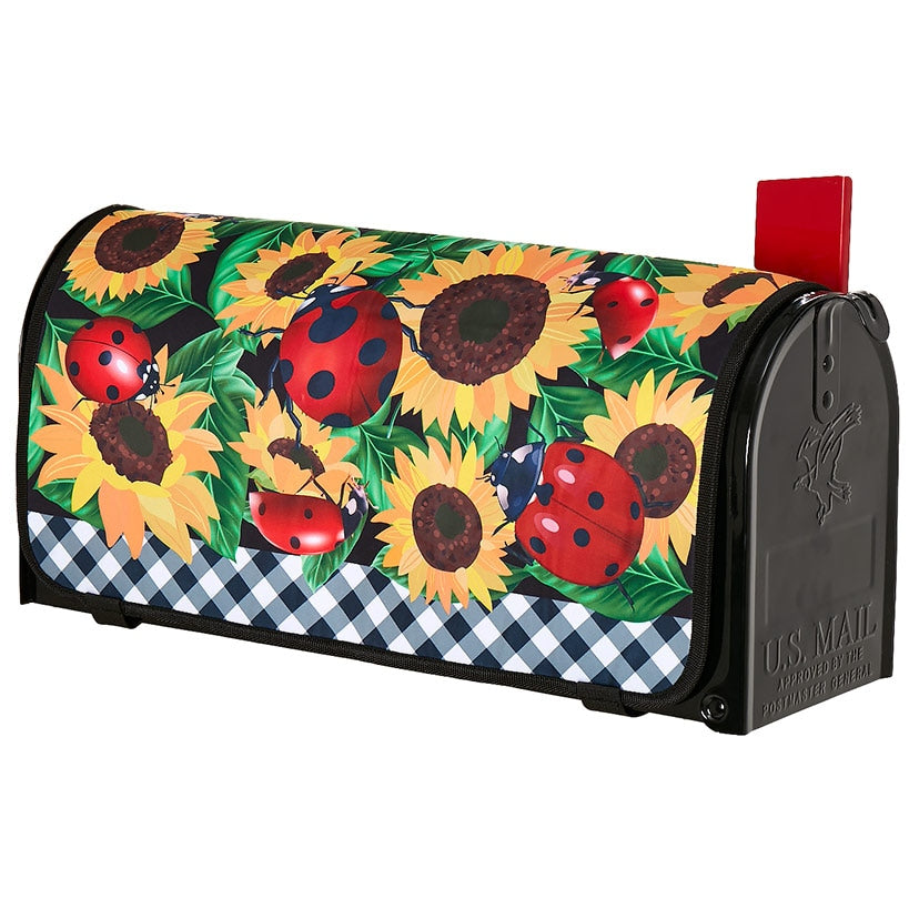 Seasonal Spring Ladybug or Butterfly Mailbox Cover X2869