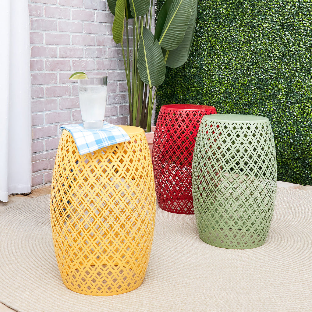 Metal Barrel Stool V5959