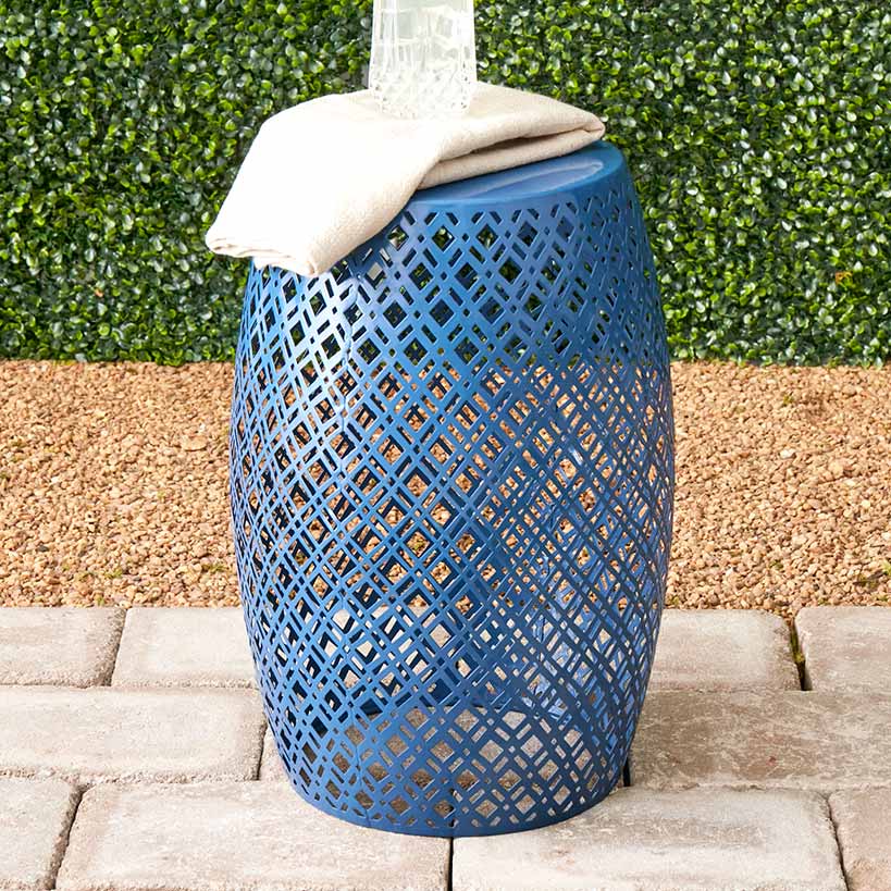 Metal Barrel Stool V5959