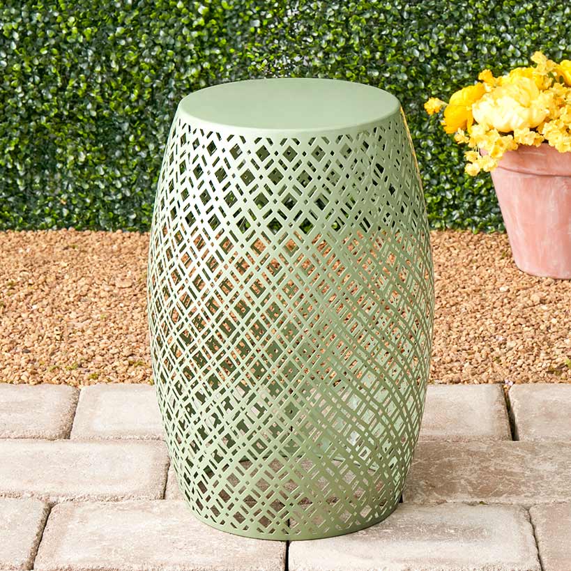 Metal Barrel Stool V5959