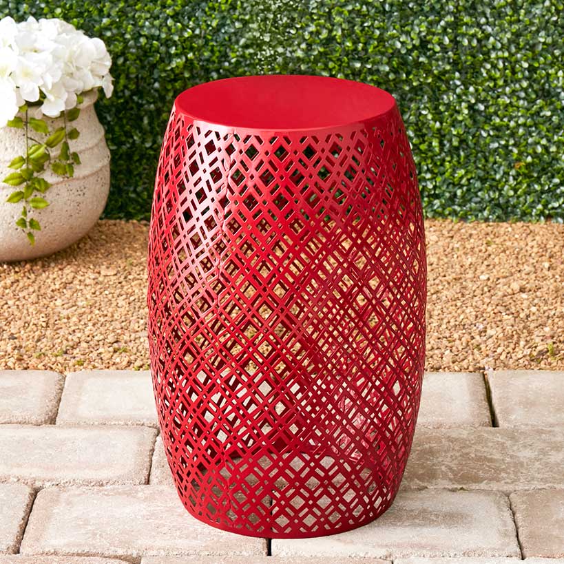 Metal Barrel Stool V5959