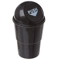 Waterproof Mini Car Trash Bin with Spring Door System
