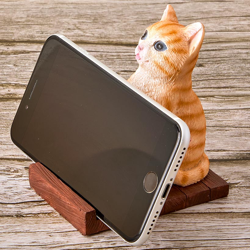 Cute Mobile Phone Stand in Cat or Dog