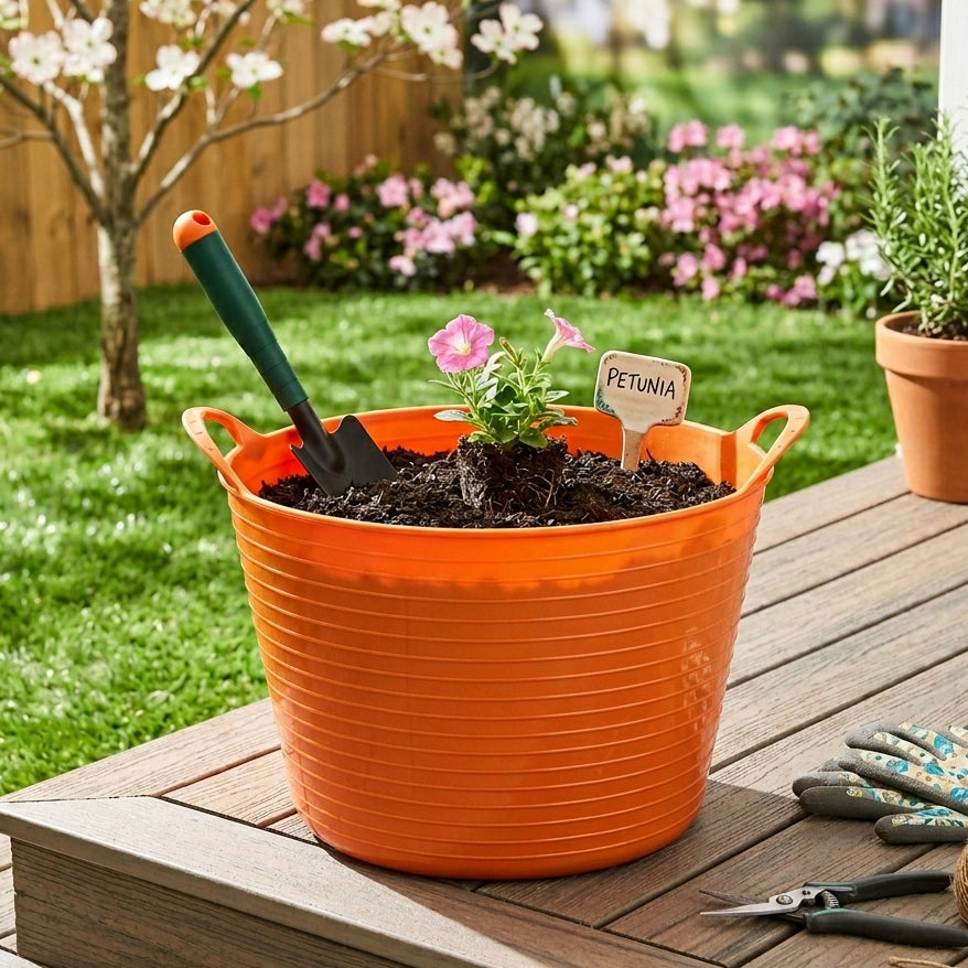 Flexible Garden Tub with Handles 12L U976651