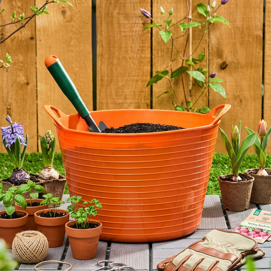 Flexible Garden Tub with Handles 12L U976651