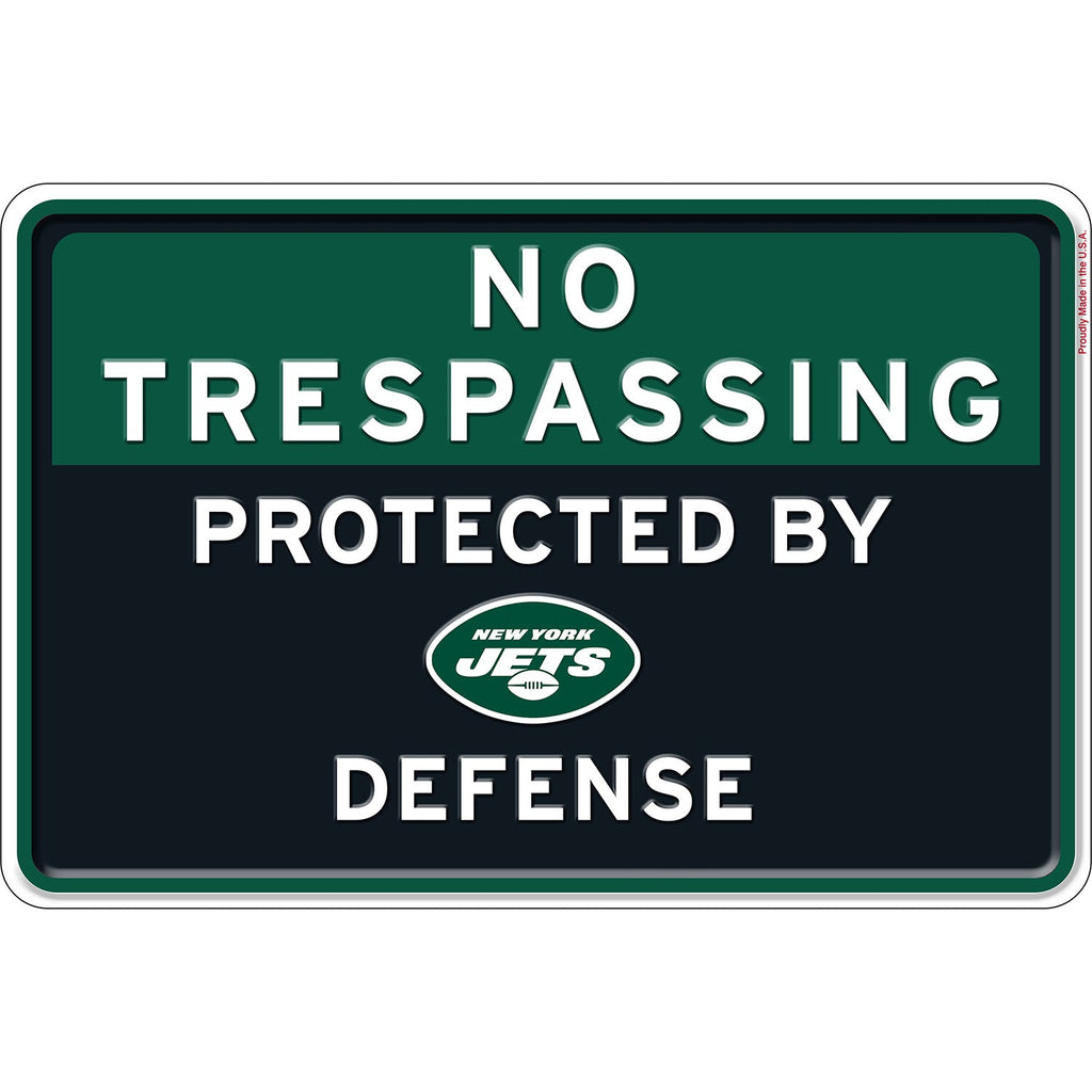 NFL No Trespassing Metal Sign