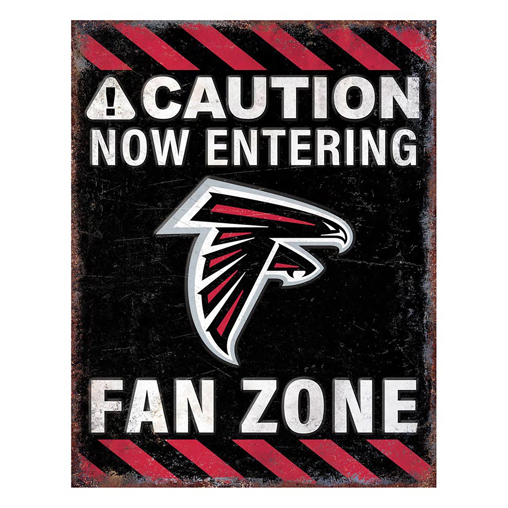 NFL Fan Zone Metal Sign