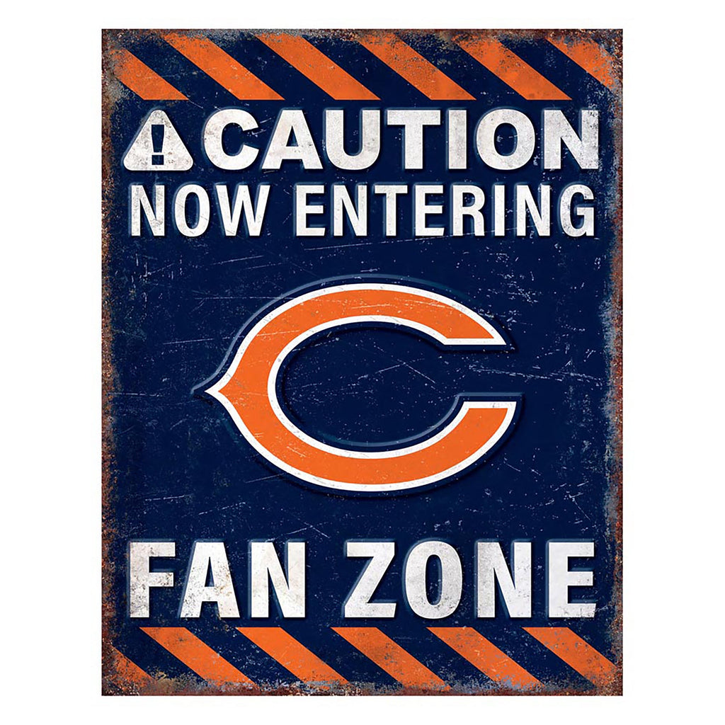 NFL Fan Zone Metal Sign