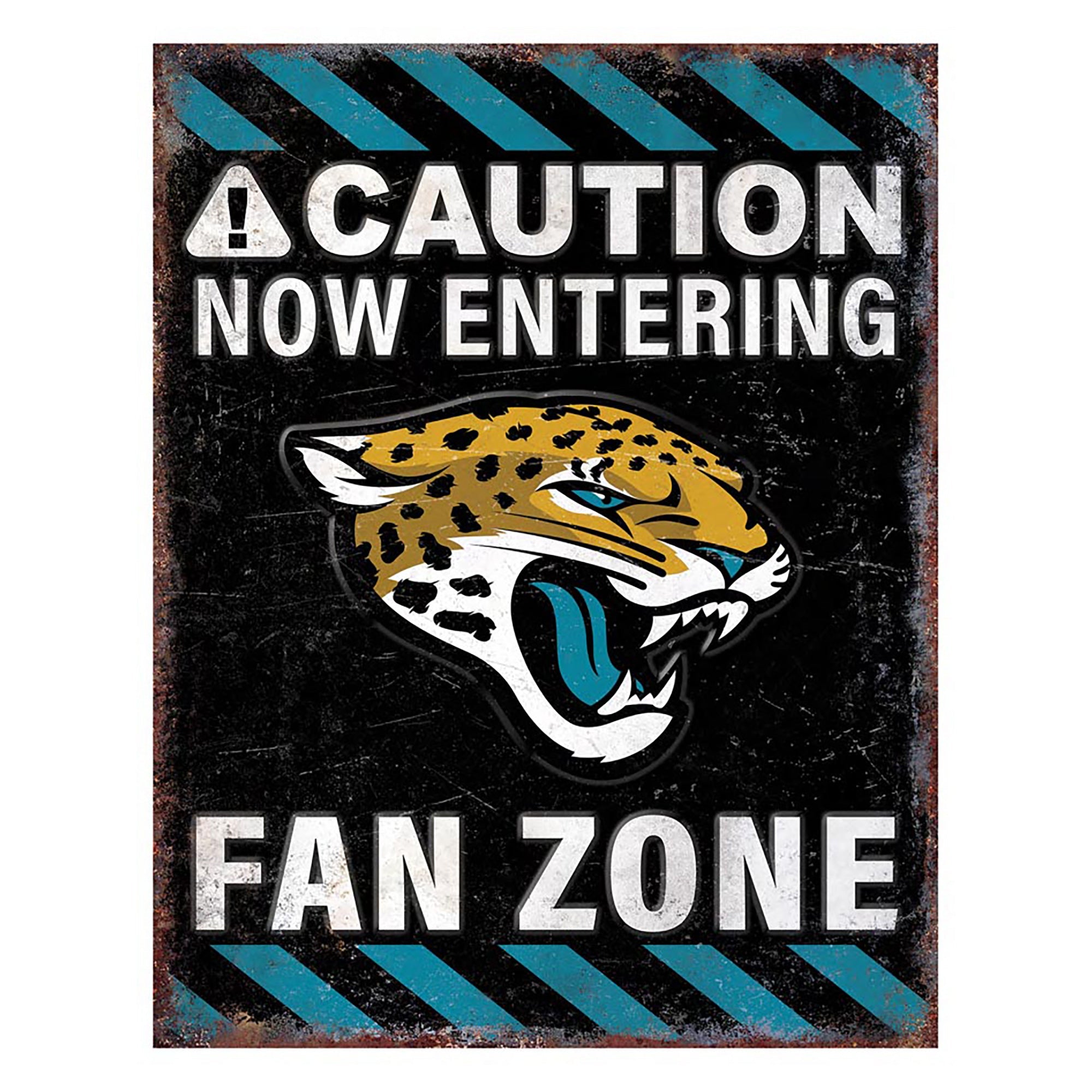 NFL Fan Zone Metal Sign