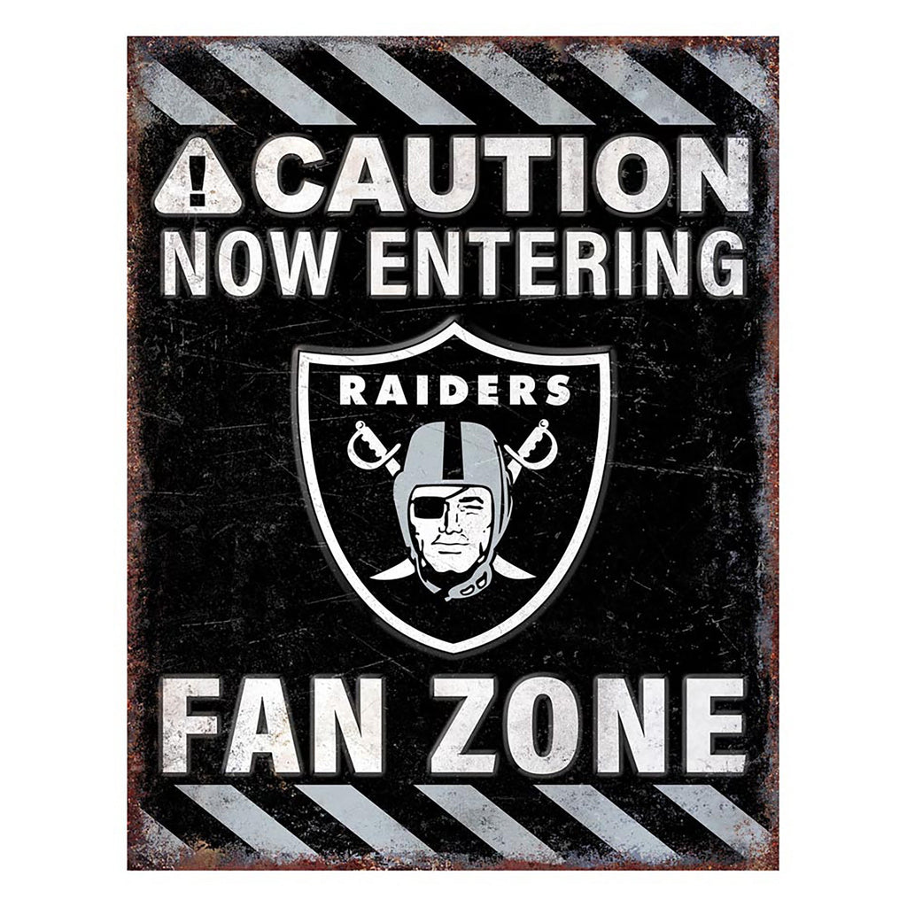 NFL Fan Zone Metal Sign
