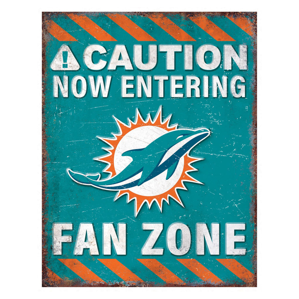 NFL Fan Zone Metal Sign