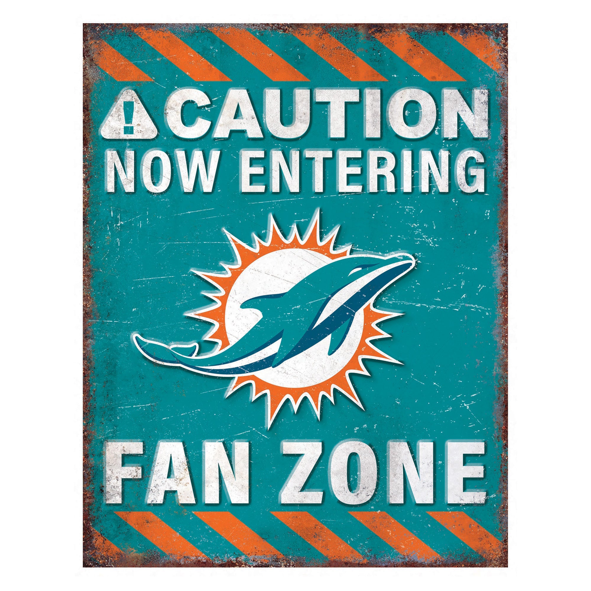 NFL Fan Zone Metal Sign