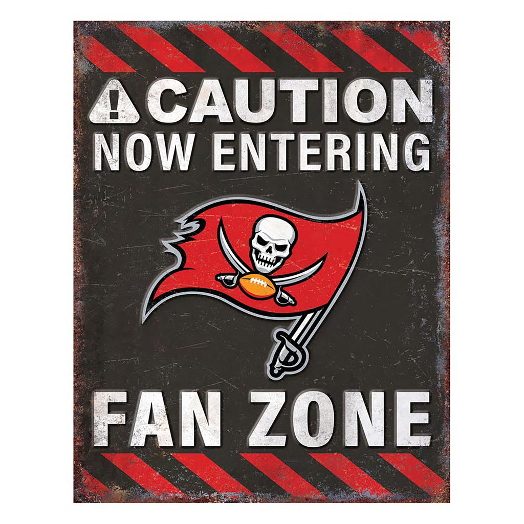 NFL Fan Zone Metal Sign