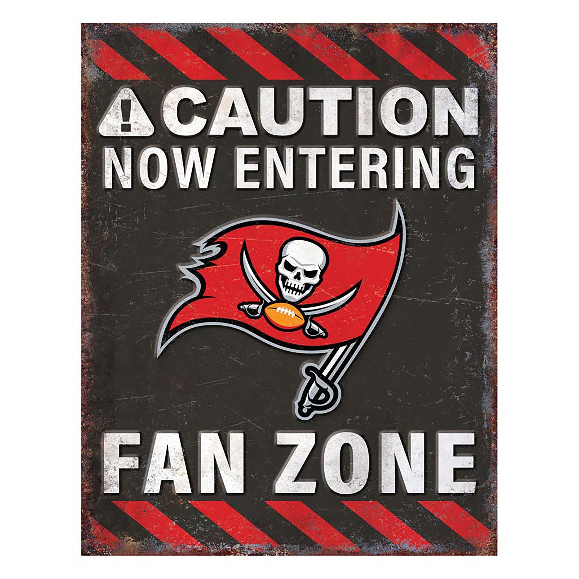 NFL Fan Zone Metal Sign