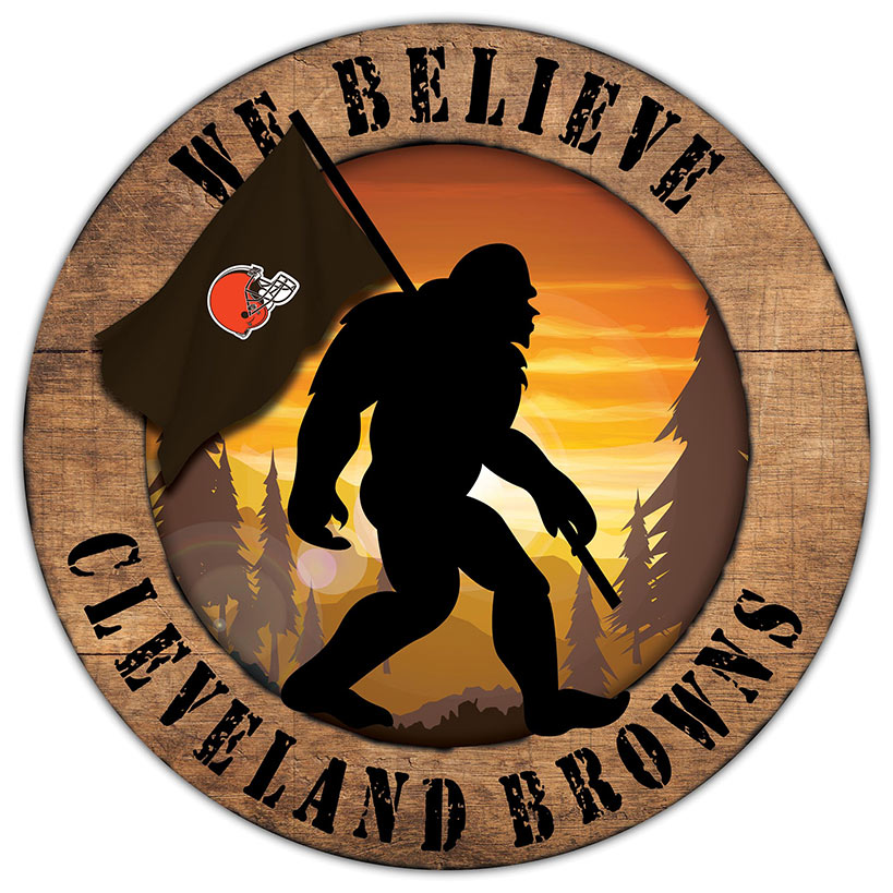 NFL We Believe Bigfoot Sign