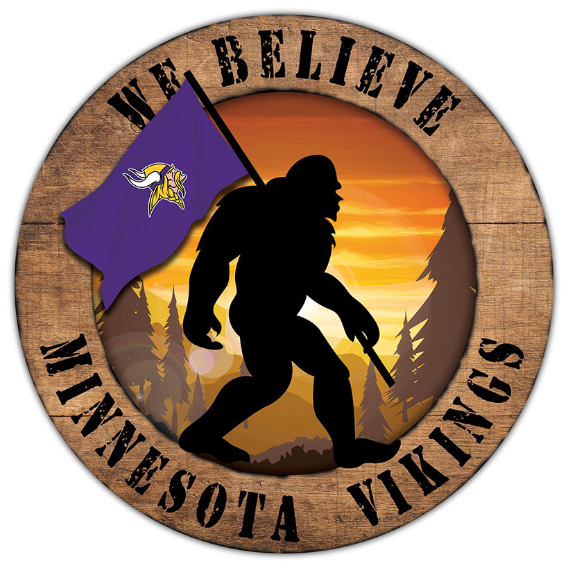 NFL We Believe Bigfoot Sign
