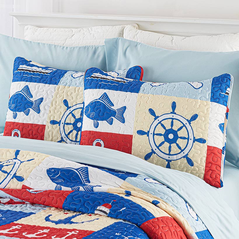 Nautical Themed Sham D5923