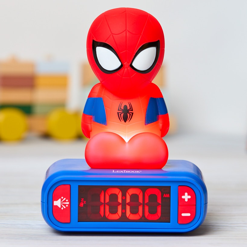 LCD Nightlight Alarm Clock with 6 Sounds Q18875