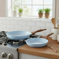 Nonstick Ceramic Frying Pan Set of 2 T124626