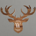 Personalized Wooden Deer Wall Hanging