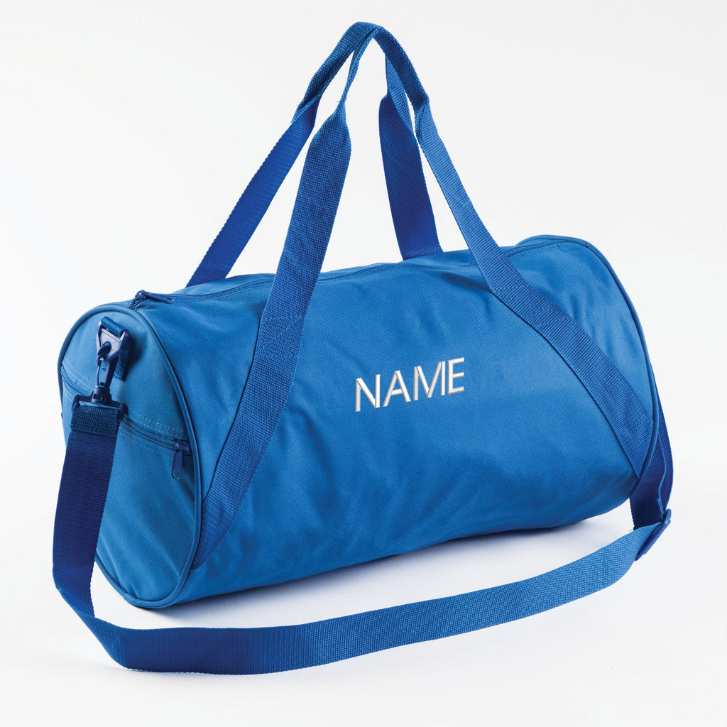 Personalized Travel Bag with White Block Name