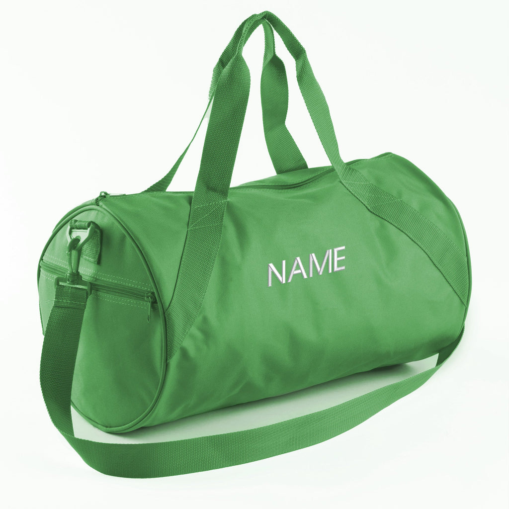 Personalized Travel Bag with White Block Name