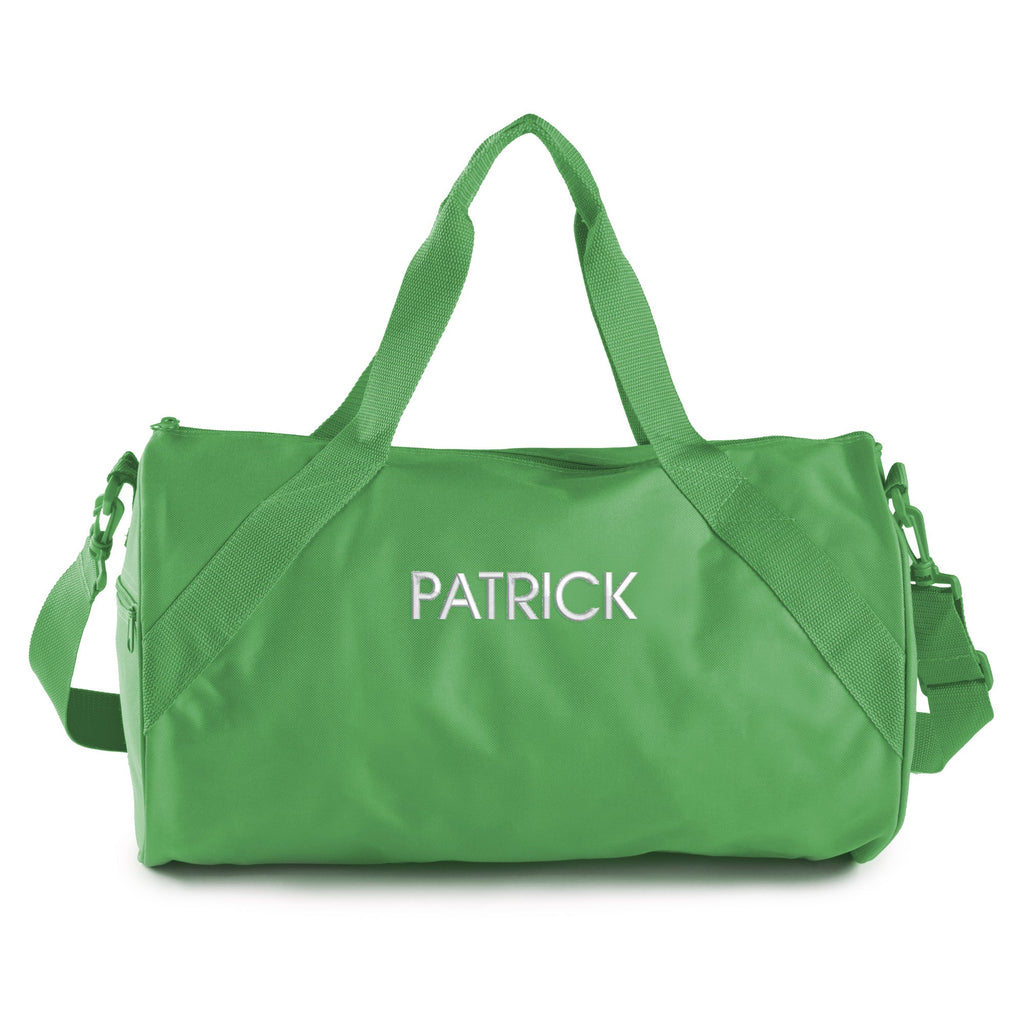 Personalized Travel Bag with White Block Name