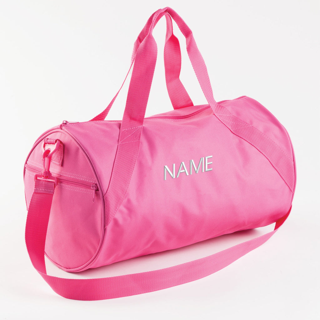Personalized Travel Bag with White Block Name