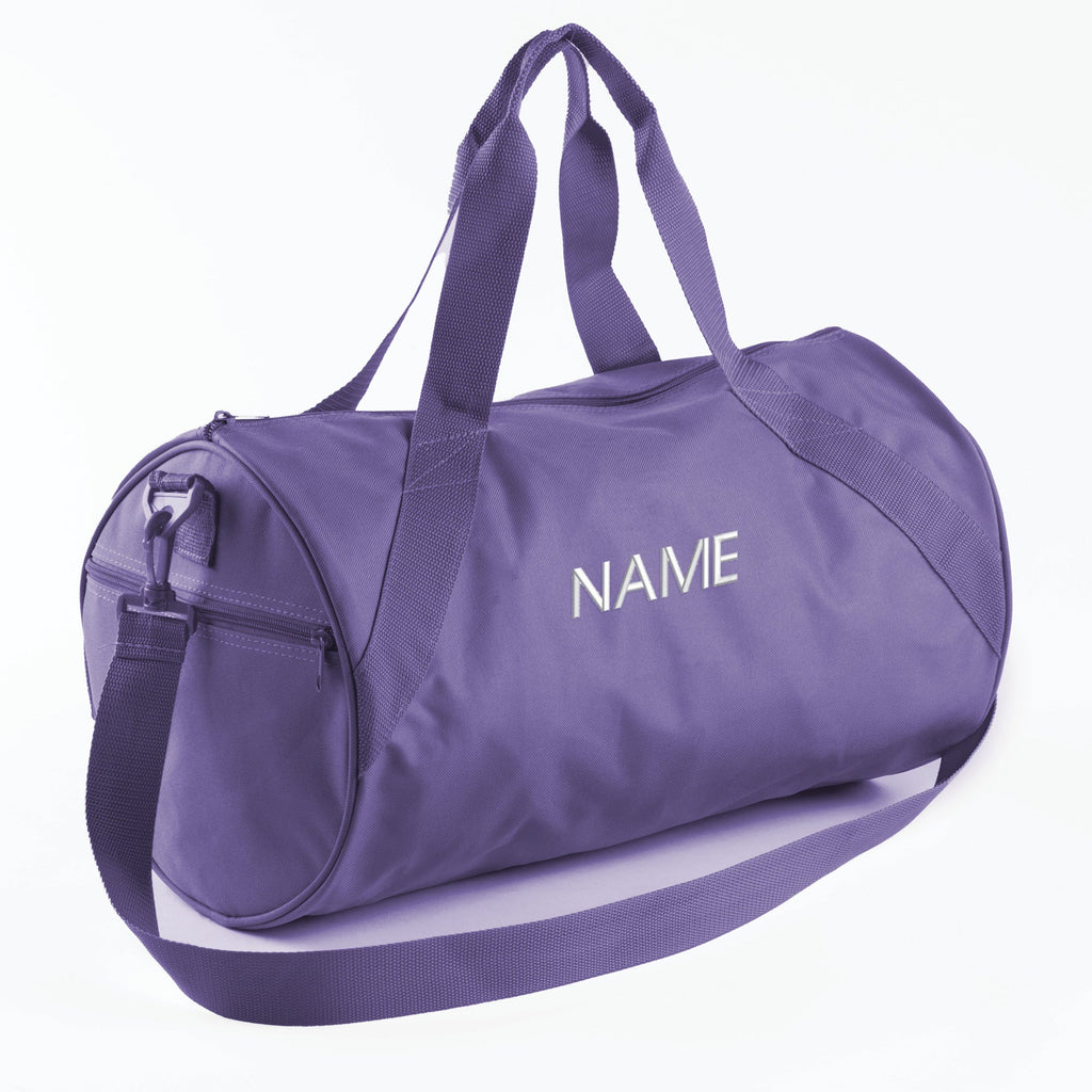 Personalized Travel Bag with White Block Name