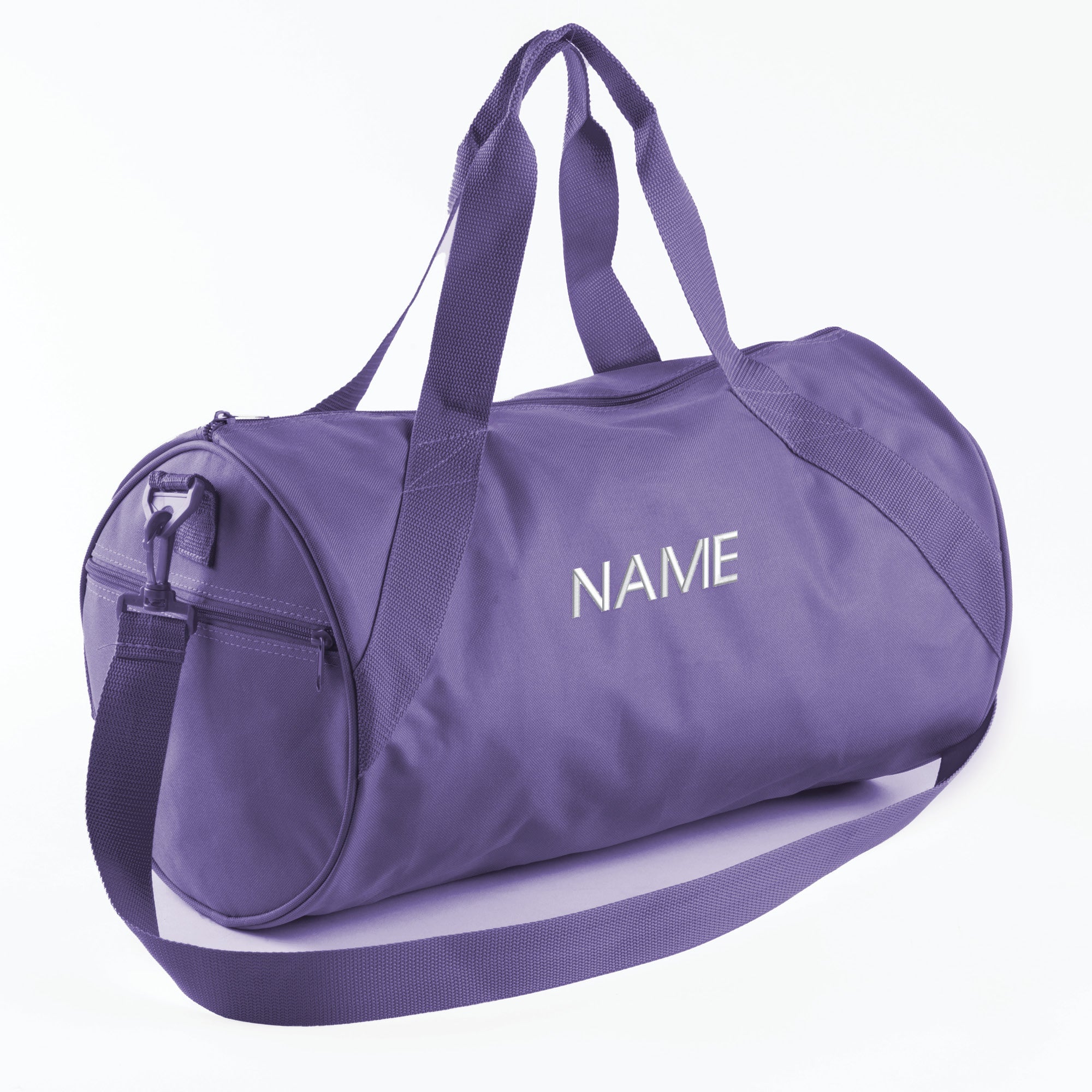Personalized Travel Bag with White Block Name