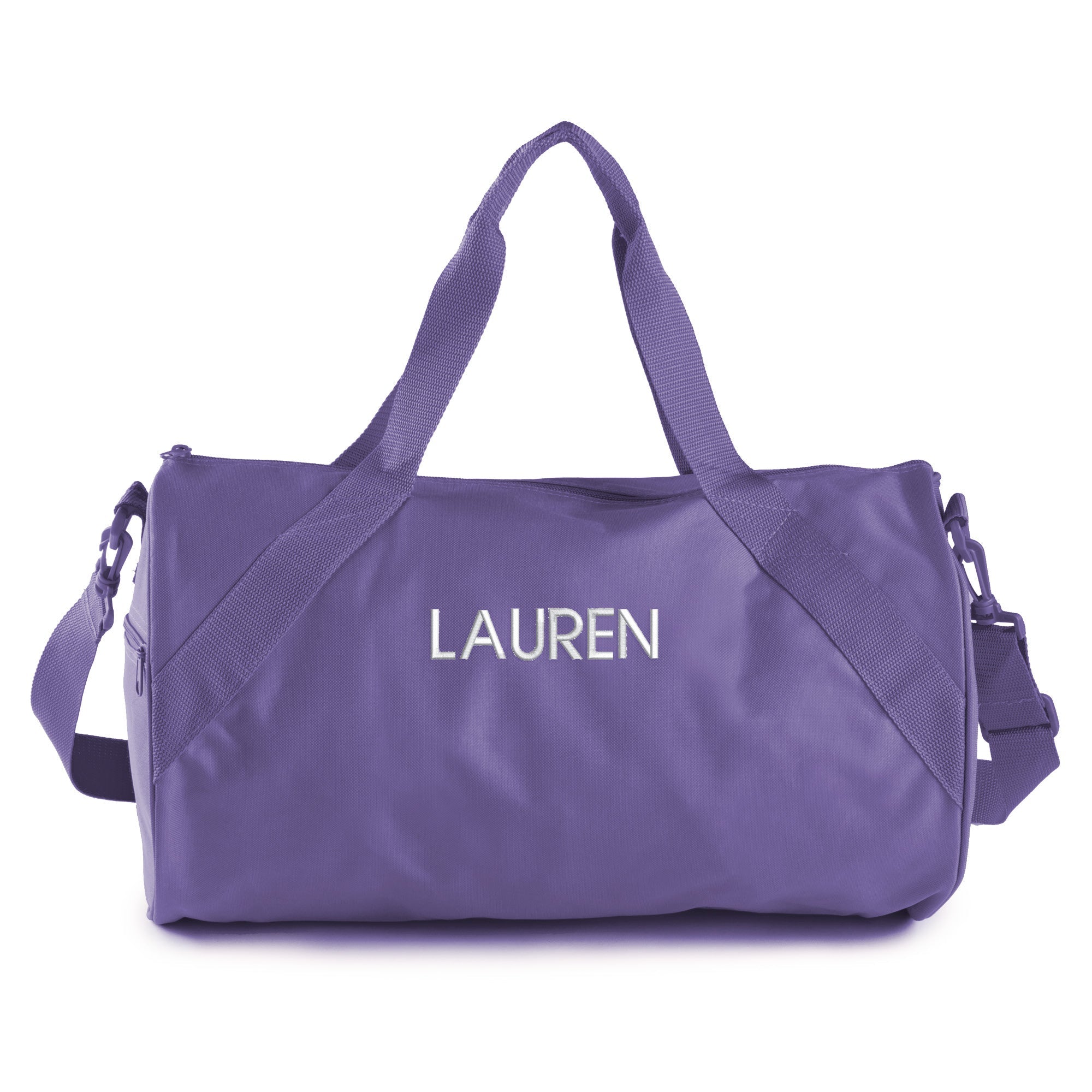 Personalized Travel Bag with White Block Name