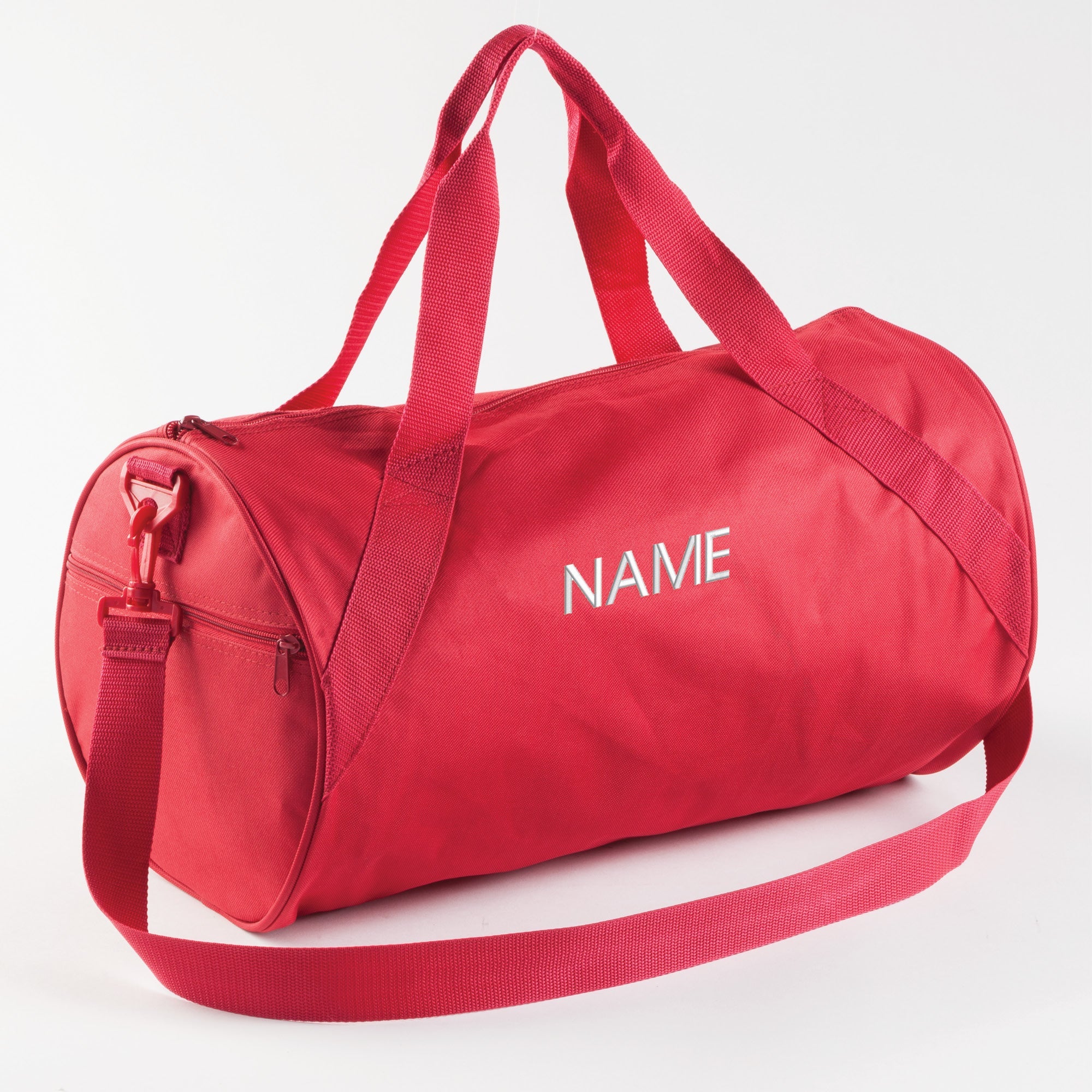 Personalized Travel Bag with White Block Name
