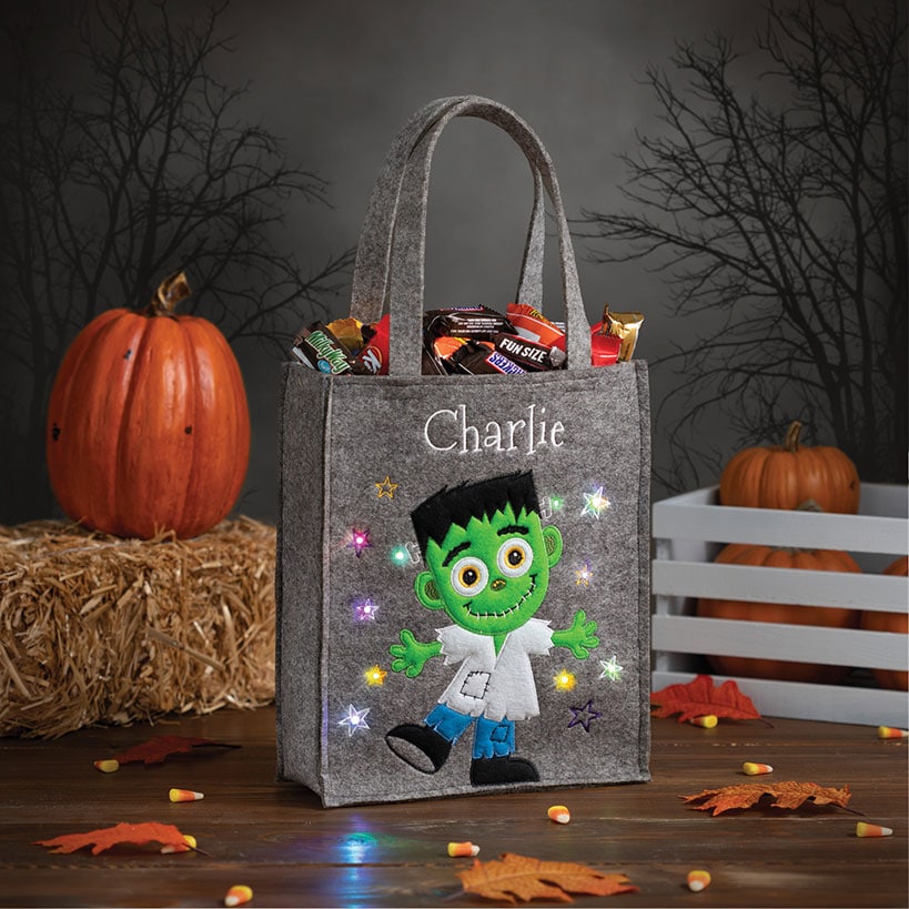 Personalized LED Halloween Treat Bag
