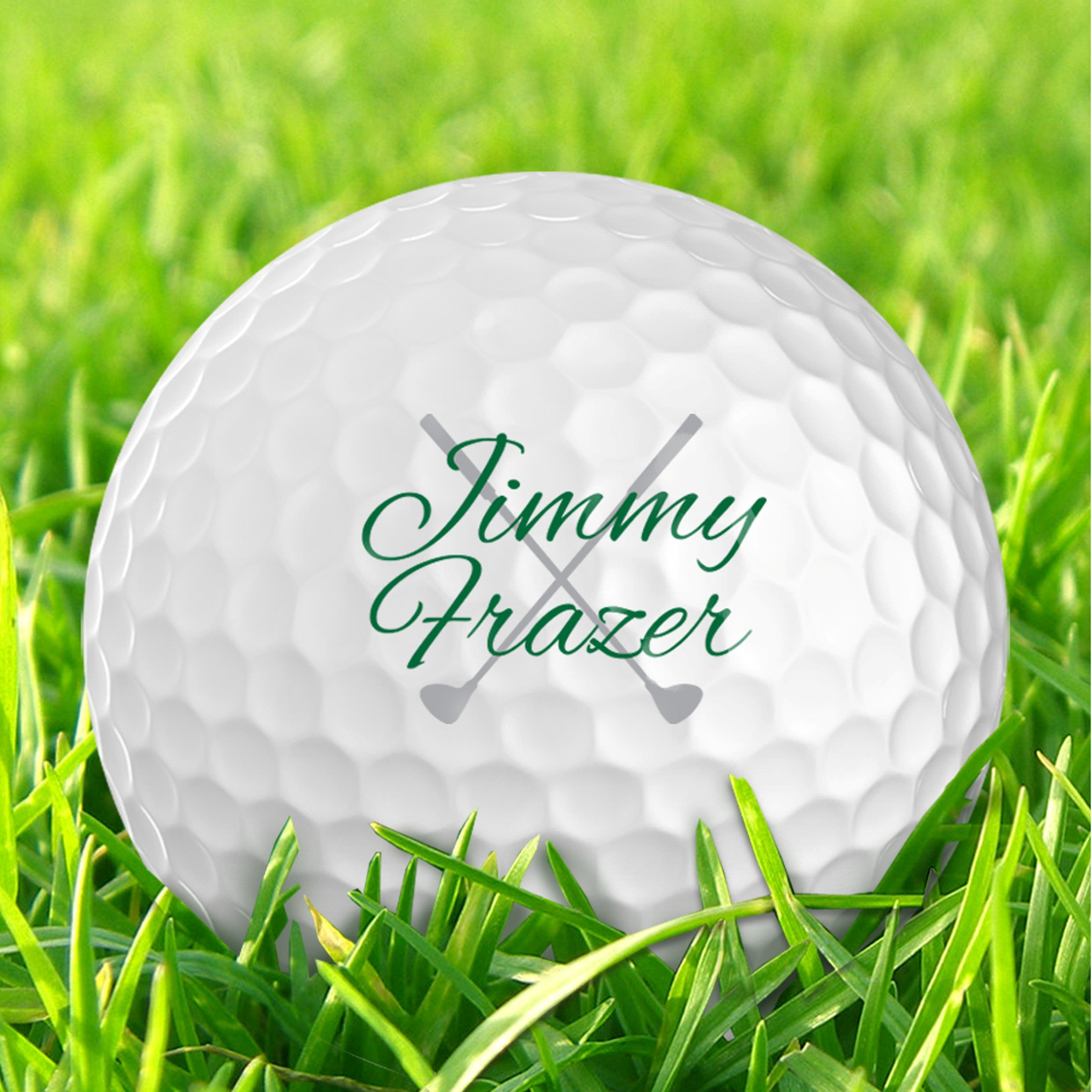 Set of 6 Personalized Golf Balls