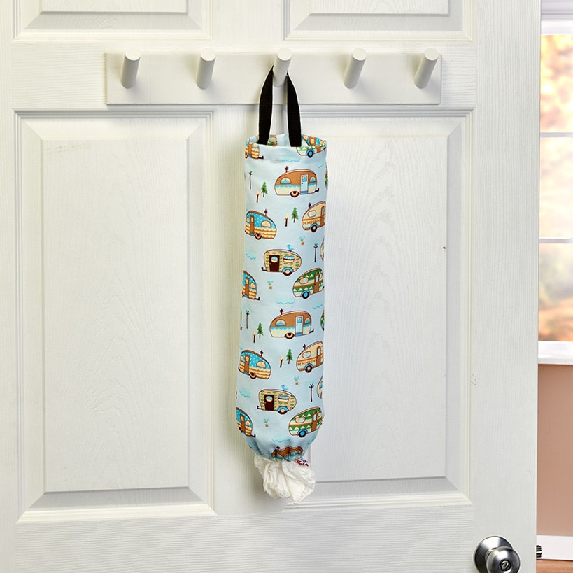 Decorative Grocery Plastic Bag Dispenser