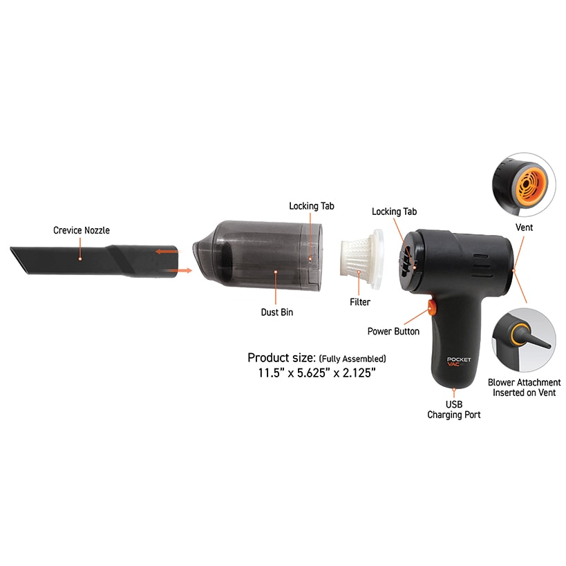 Cordless Portable Handheld Vacuum T841