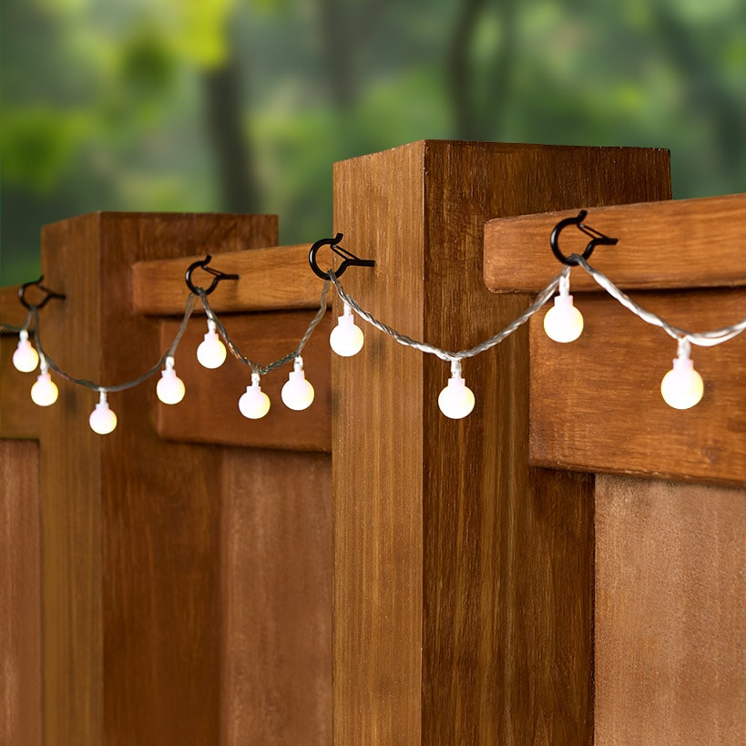 Outdoor Screw-In Hooks for String Lights and Hanging Baskets R74601