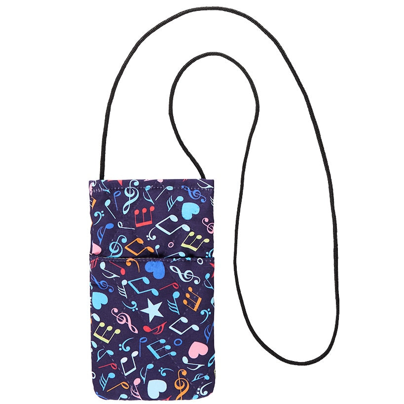 Quilted Glasses Case with String N818