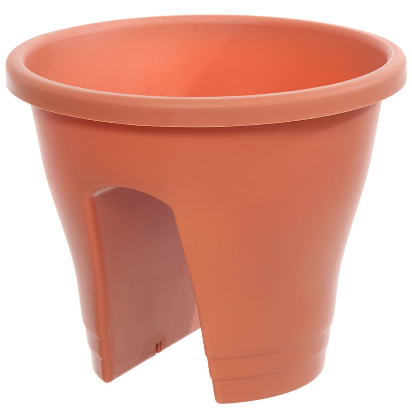 Terracotta Rail Planter for Deck or Balcony I441