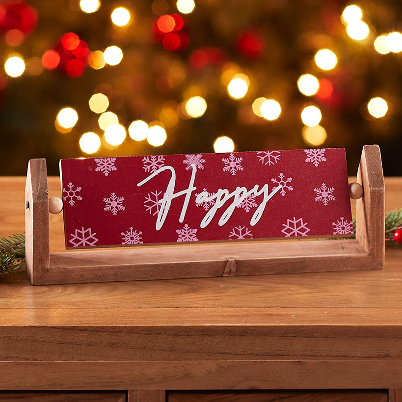 Spinning Double-Sided Signs