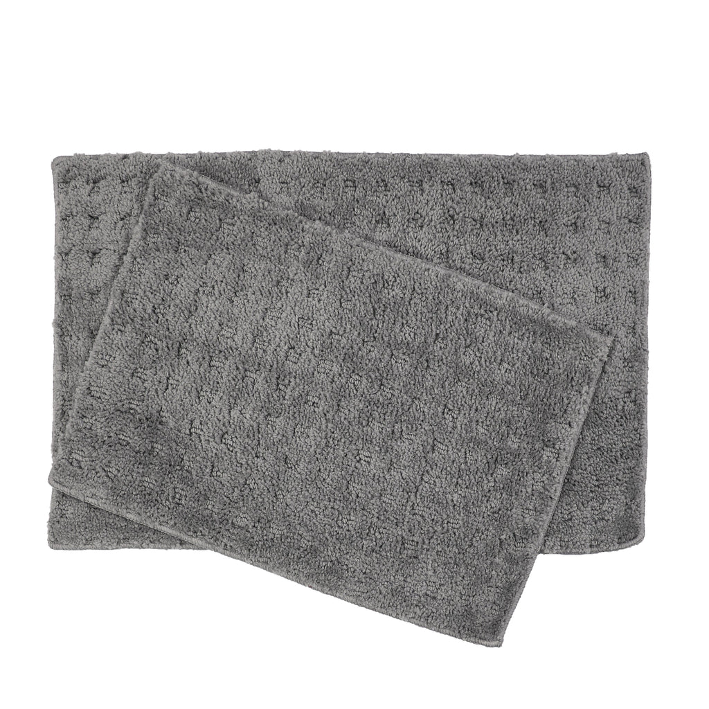 Homewear Soft Sensations Waffle Bath Set with Non-Skid Backing, 2-Pc.
