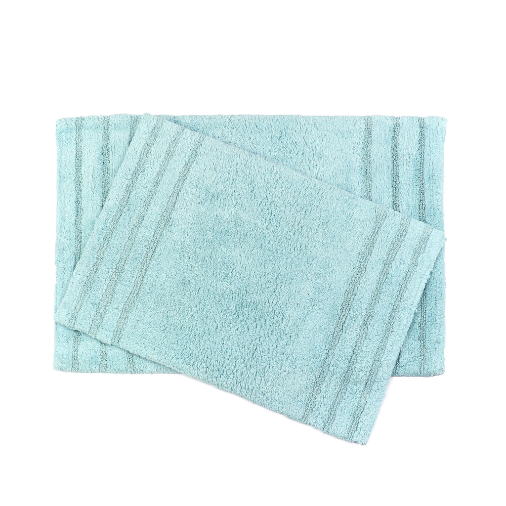 Homewear Sanibel End Border Cotton Bath Rug Set 2-Pc.