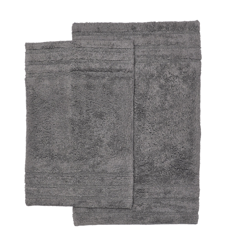Homewear Sanibel End Border Cotton Bath Rug Set 2-Pc.